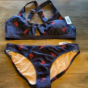 Adjustable criss cross bikini, old navy, new with tags